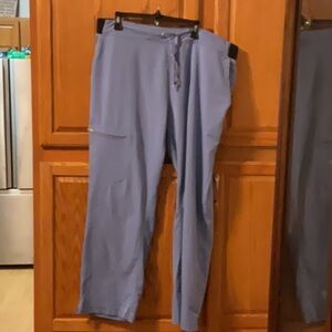 Gently used ceil blue scrub pants by healing hands size 2X